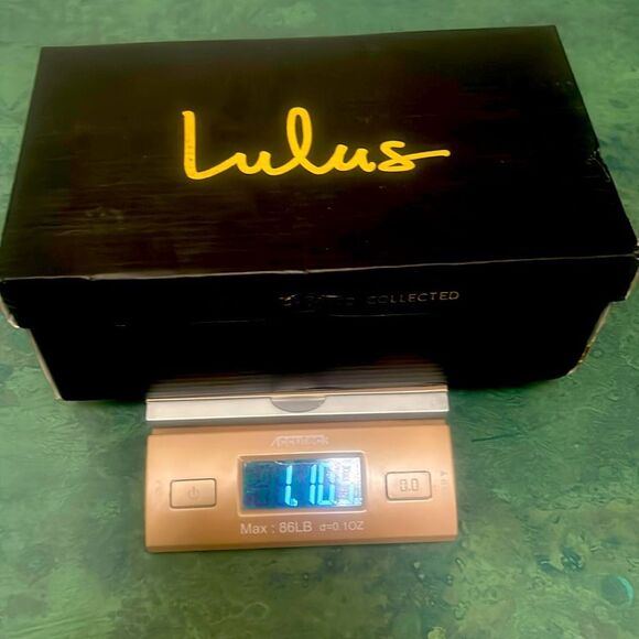 Lulu’s Rahele Cream Corduroy Ankle Strap High Heel Sandals, size 7.5 - Picture 13 of 13